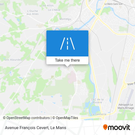 Avenue François Cevert map
