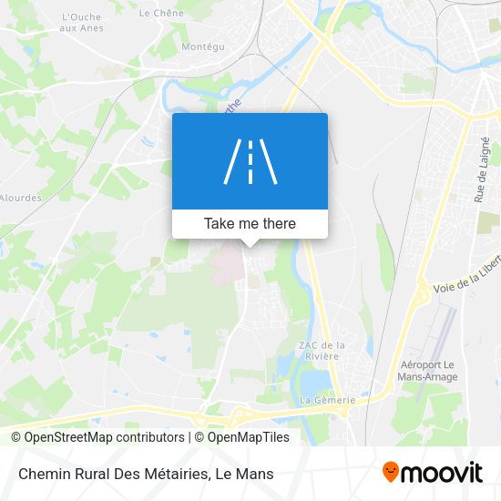 Chemin Rural Des Métairies map