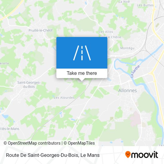 Route De Saint-Georges-Du-Bois map