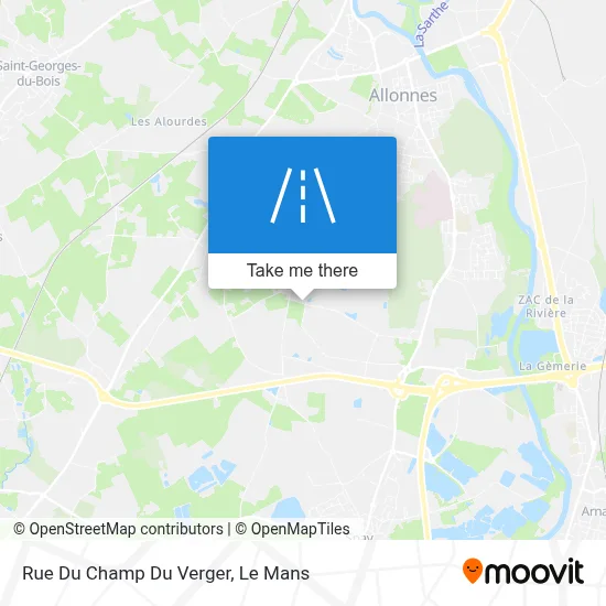 Rue Du Champ Du Verger map
