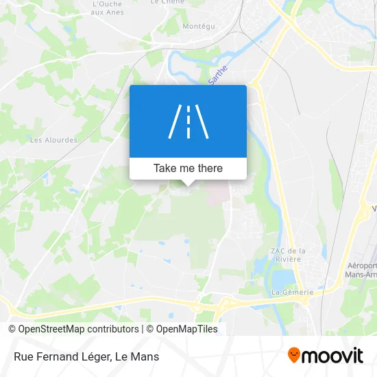 Rue Fernand Léger map