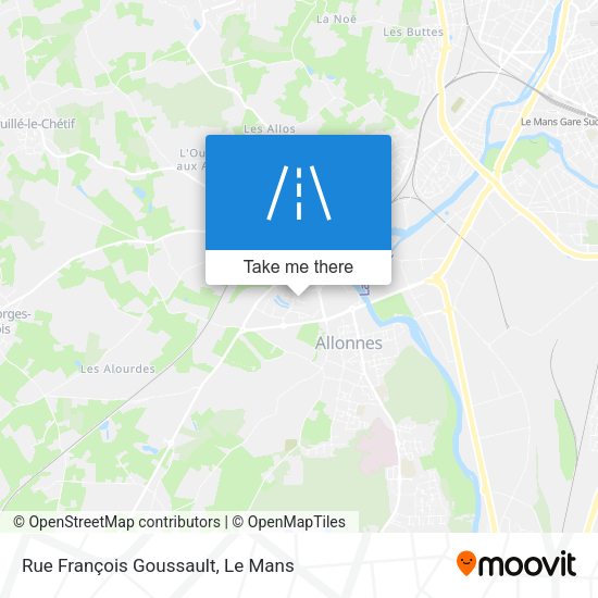 Rue François Goussault map