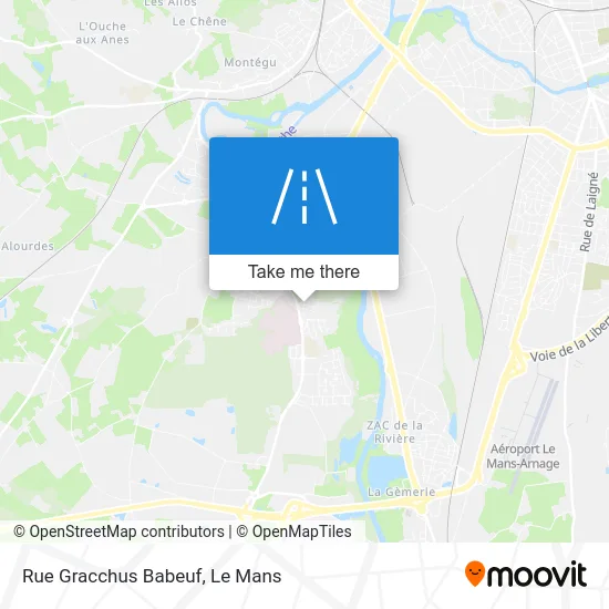 Rue Gracchus Babeuf map