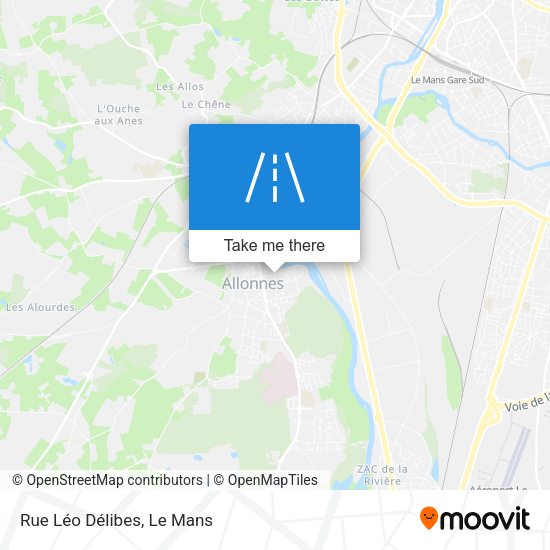 Rue Léo Délibes map