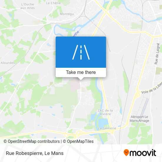 Mapa Rue Robespierre