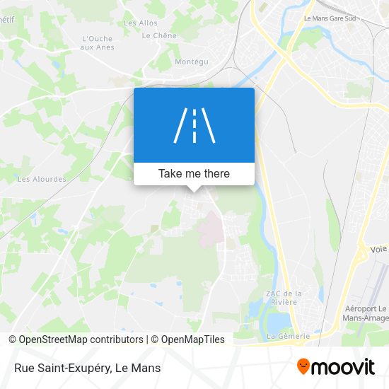 Rue Saint-Exupéry map