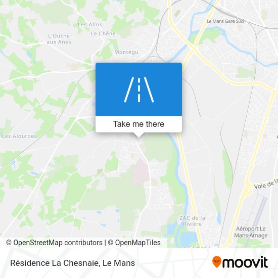 Résidence La Chesnaie map