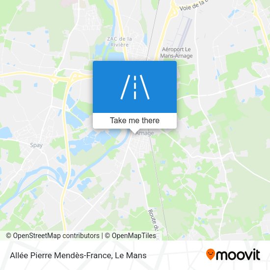 Allée Pierre Mendès-France map