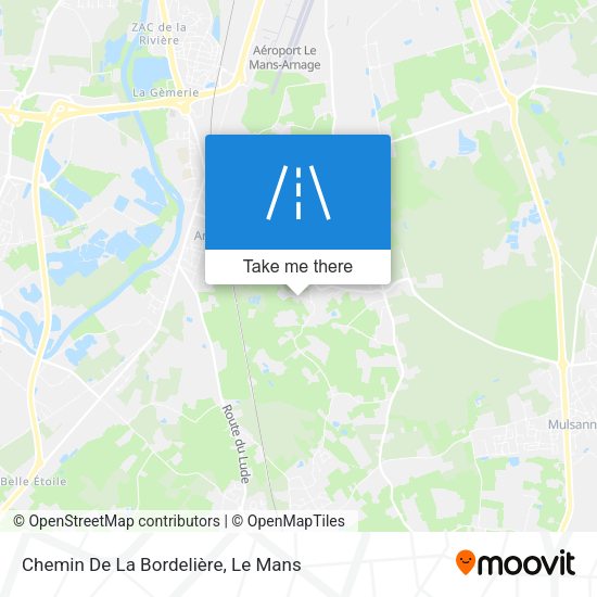 Chemin De La Bordelière map