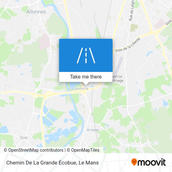 Chemin De La Grande Écobue map