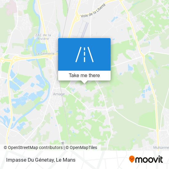 Impasse Du Génetay map