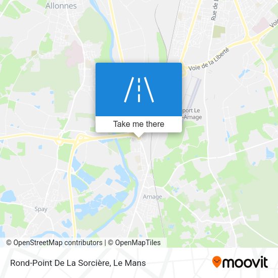 Rond-Point De La Sorcière map