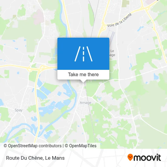 Route Du Chêne map