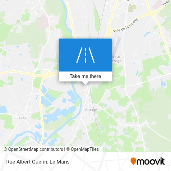 Rue Albert Guérin map