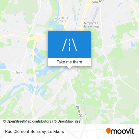 Rue Clément Beuruay map
