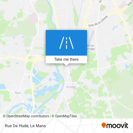 Rue De Hude map