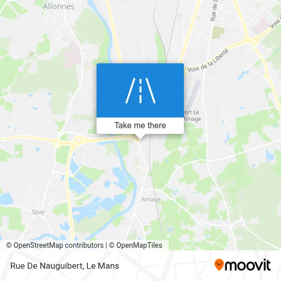 Rue De Nauguibert map