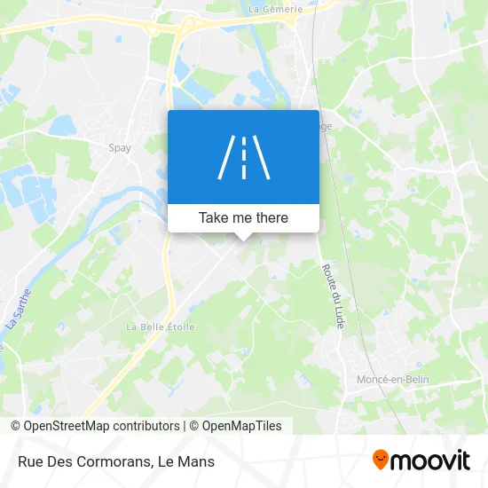 Rue Des Cormorans map