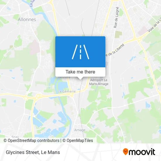 Rue Des Glycines map