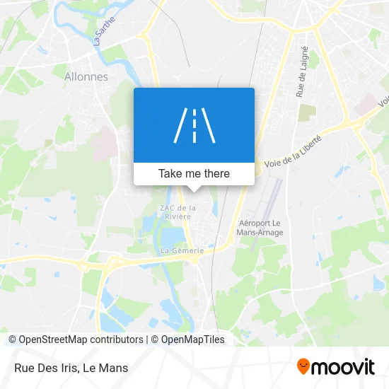 Rue Des Iris map