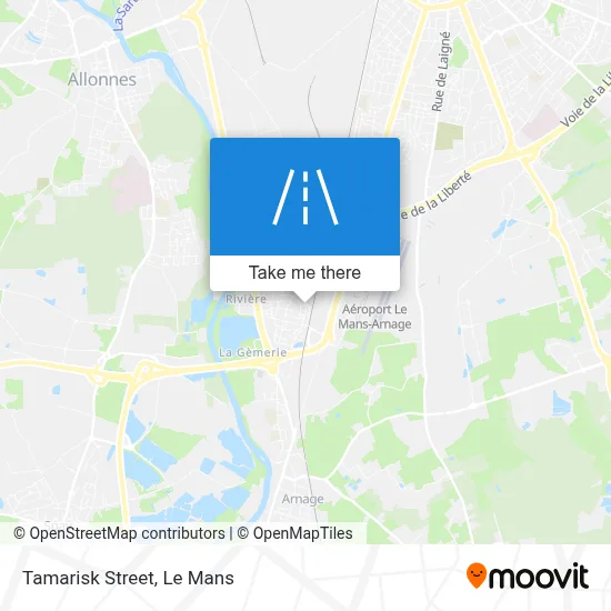 Rue Des Tamaris map
