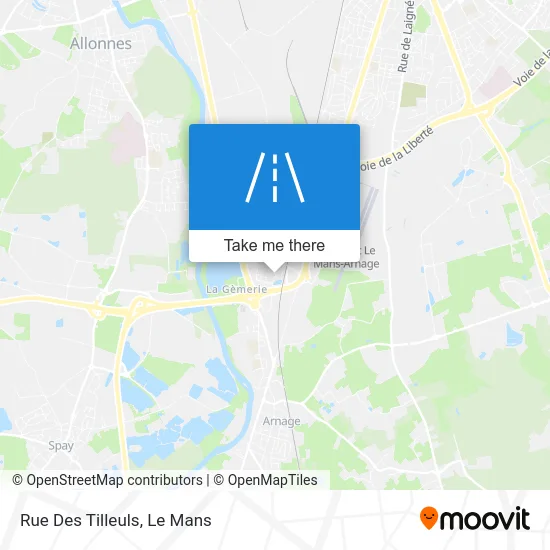 Rue Des Tilleuls map