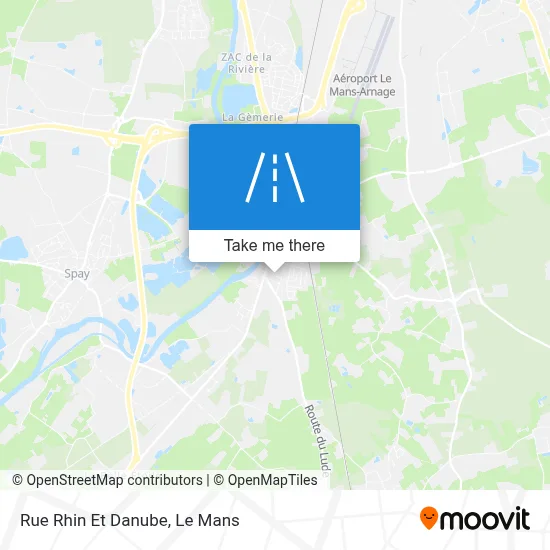 Rue Rhin Et Danube map