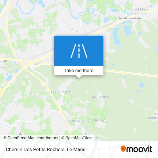 Chemin Des Petits Rochers map
