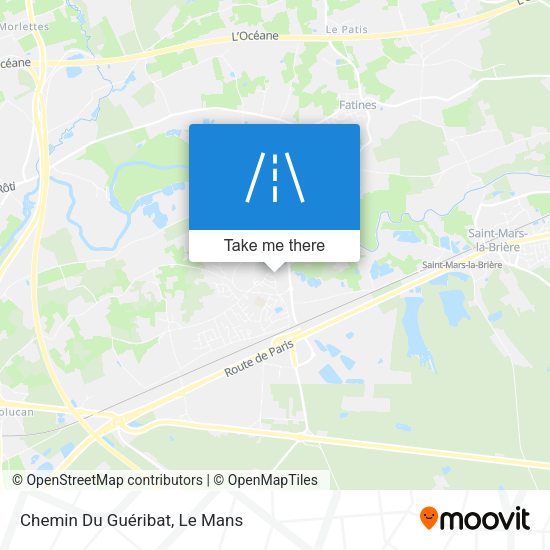 Chemin Du Guéribat map