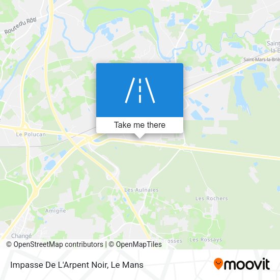 Impasse De L'Arpent Noir map