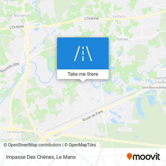 Impasse Des Chênes map