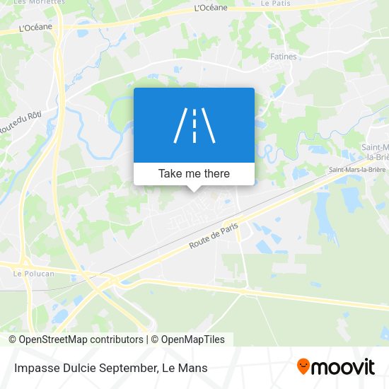 Impasse Dulcie September map