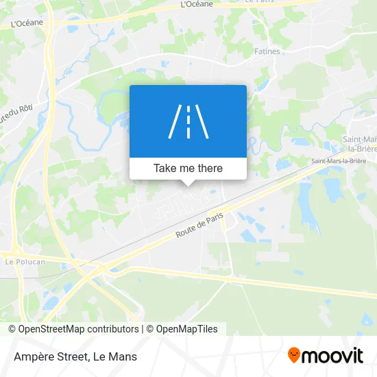 Rue Ampère map