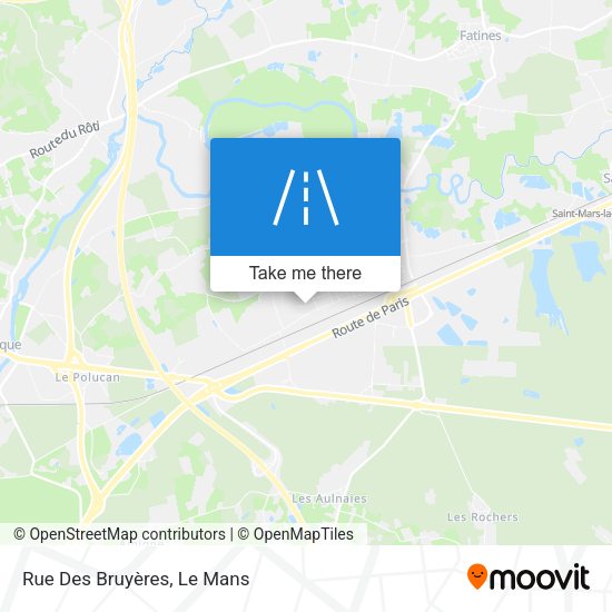 Rue Des Bruyères map