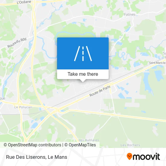 Rue Des Liserons map