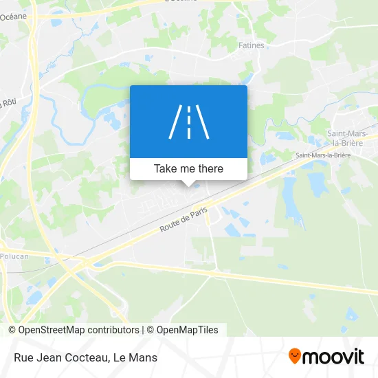 Rue Jean Cocteau map