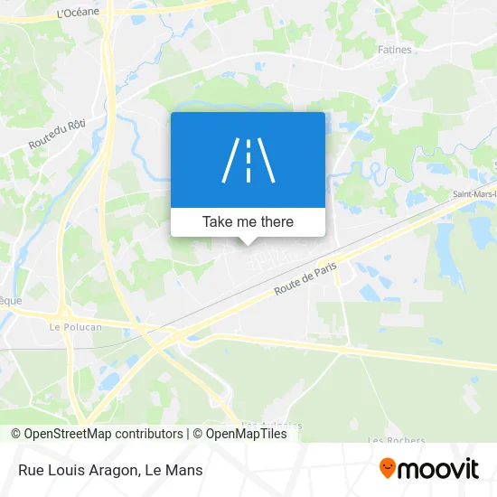 Rue Louis Aragon map