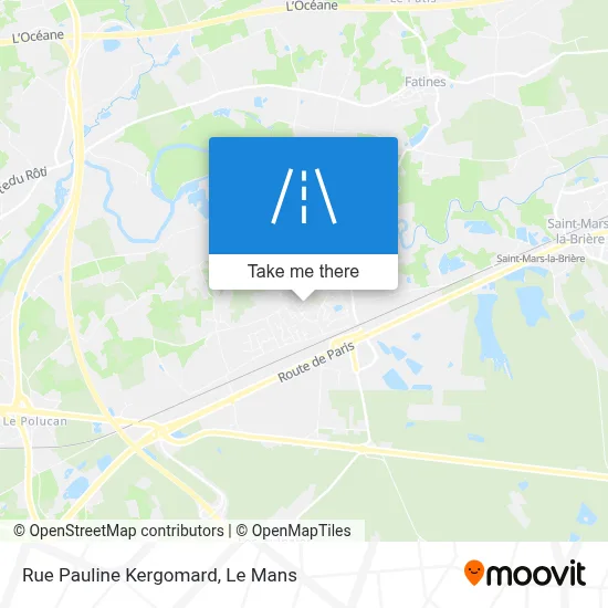 Rue Pauline Kergomard map