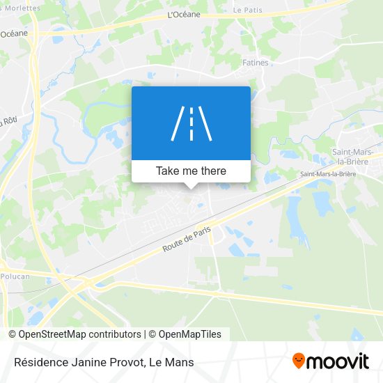 Résidence Janine Provot map