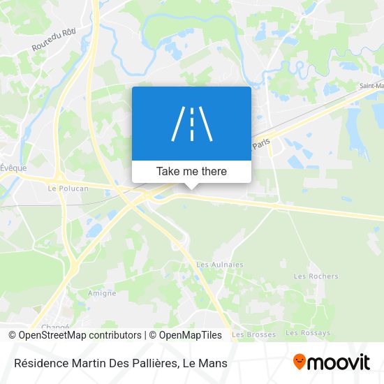Résidence Martin Des Pallières map