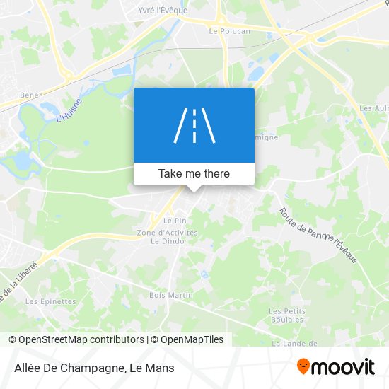 Allée De Champagne map