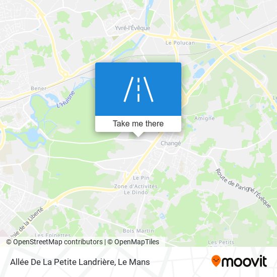 Allée De La Petite Landrière map