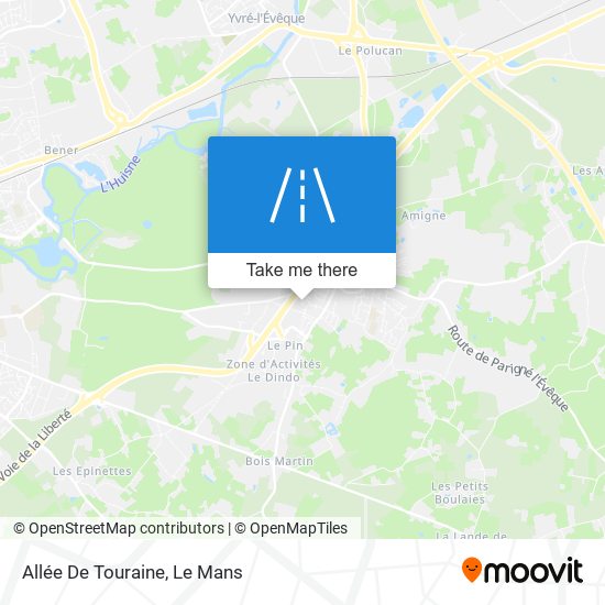 Allée De Touraine map