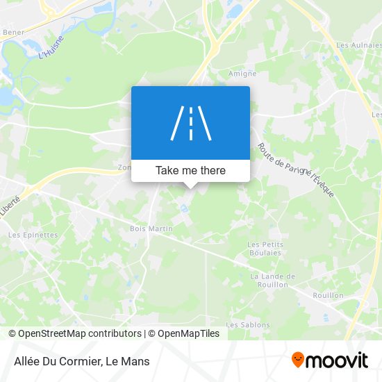 Allée Du Cormier map