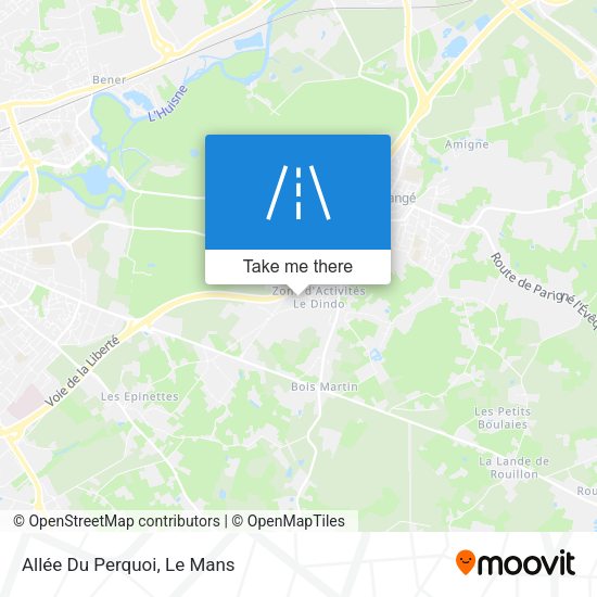 Allée Du Perquoi map
