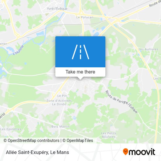 Allée Saint-Exupéry map