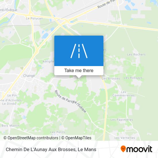 Chemin De L'Aunay Aux Brosses map