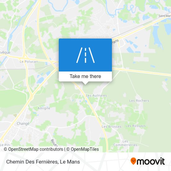 Chemin Des Fernières map