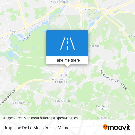 Impasse De La Masnière map