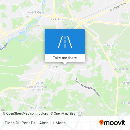 Place Du Pont De L'Alma map